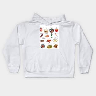 Korean Food Kids Hoodie